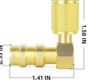 Right angle adapter