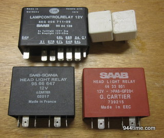saab headlight relay